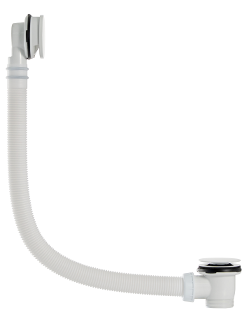 Слив-перелив click-clack для ванны OMP Tea 2868.660.6XD, белый матовый