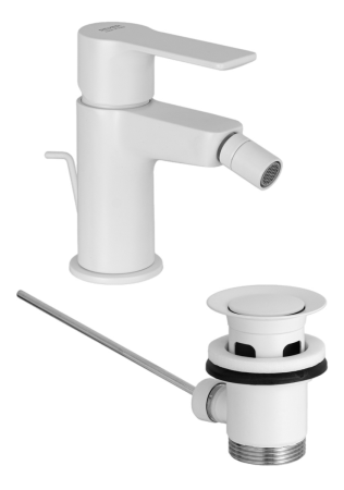 Смеситель для биде Remer Energy EY20BO, белый матовый