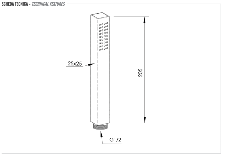 Ручной душ Remer 317SDX