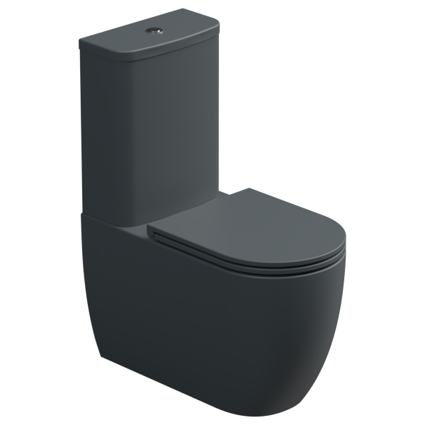 Чаша напольного унитаза GSG Ceramic Design Like LKMBL028P, Ebano Matt