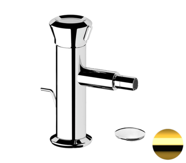 Смеситель для биде Remer Element ET20DO, золото глянцевое