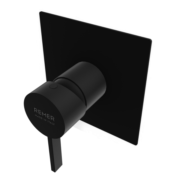 Смеситель для душа Remer Metrica MC30QNO, черный матовый