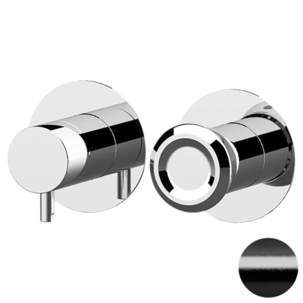 Смеситель для душа Remer Element ET92ZPWBCFP, черный брашированный хром