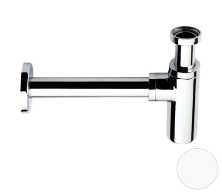 Сифон 1”1/4 Remer 958LBO, белый матовый