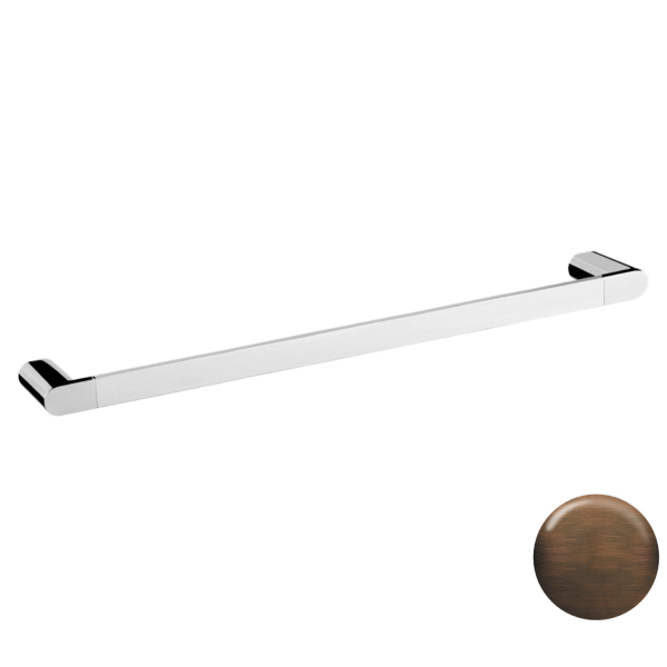 Полотенцедержатель 60 см Remer Lounge LN30BR, бронза масляная