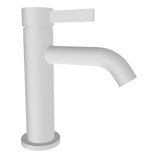 Смеситель для раковины Remer Metrica MC12BO, белый матовый