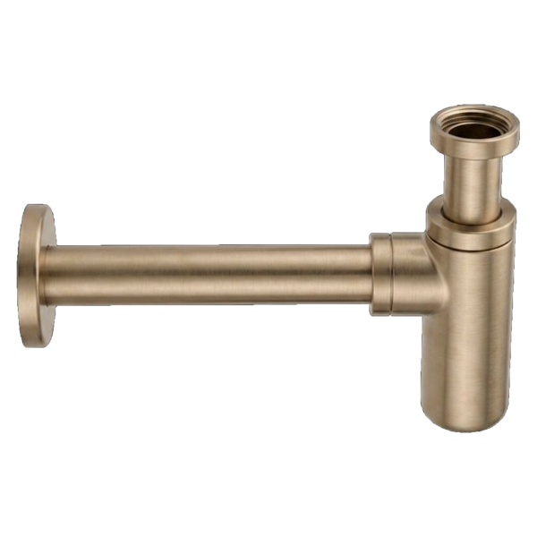 Сифон 1”1/4  Remer 958LNZ, никель брашированный PVD