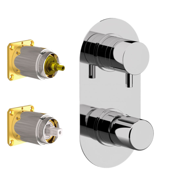 Смеситель для душа Daniel Trilogy TG612D2KBCR
