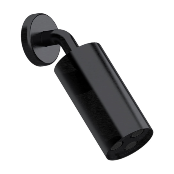 Верхний душ настенный Daniel Steel SS1A578LPN, черный брашированный PVD