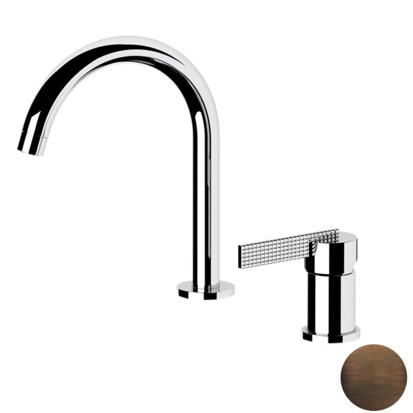 Смеситель для раковины Daniel Club ANC655OIL, бронза масляная