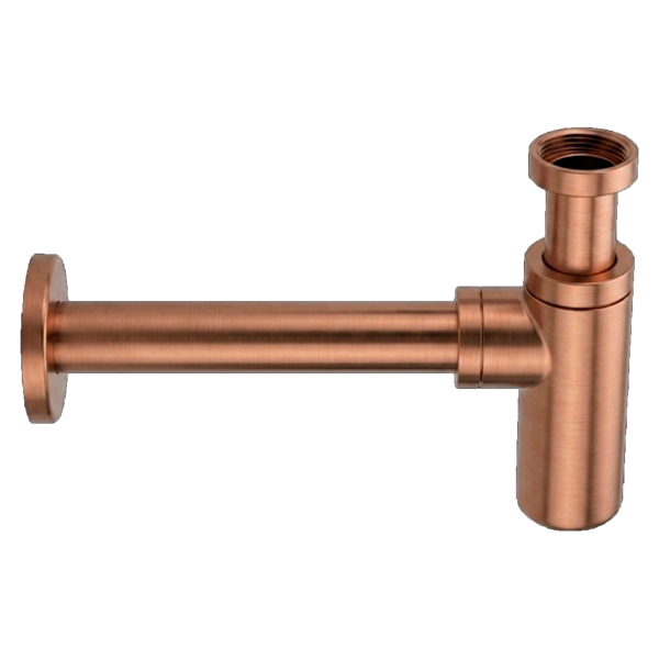 Сифон 1”1/4  Remer 958LCU, медь брашированная PVD