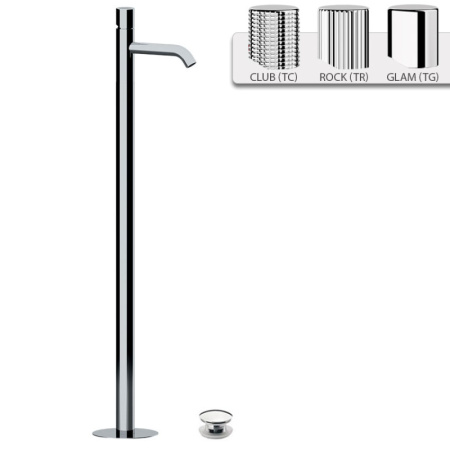 Смеситель для раковины Daniel Trilogy TG688DP, золото брашированное