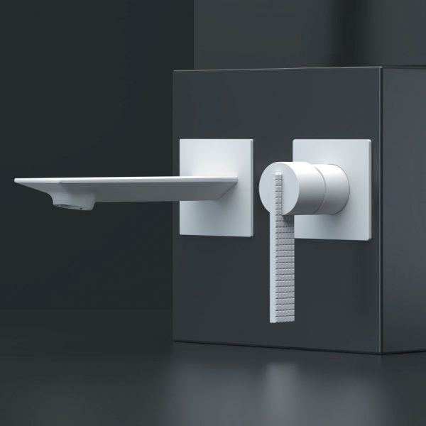 Смеситель для раковины Daniel Club ANC632P14, белый матовый