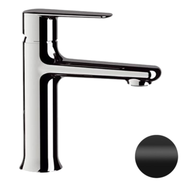 Смеситель для раковины Remer Vanity V12NO, черный матовый