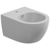 Биде подвесное укороченное с креплением GSG Ceramic Design Like RULKBISOXXS000FI, белый глянцевый