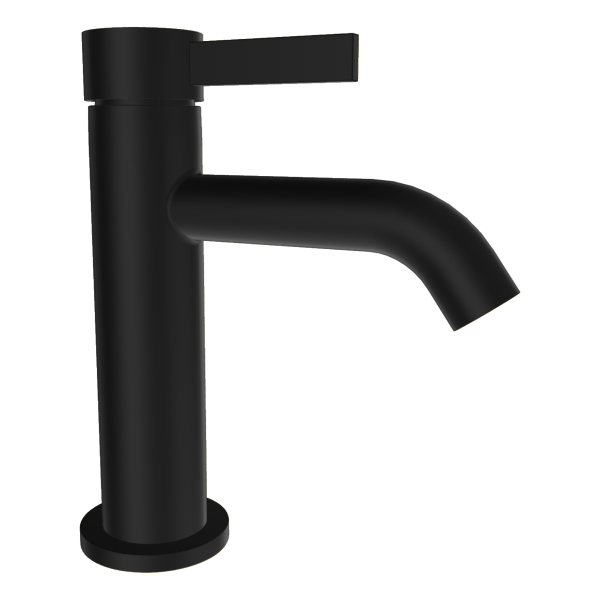 Смеситель для раковины Remer Metrica MC12NO, черный матовый