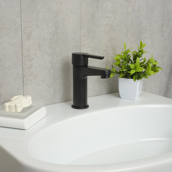 Смеситель для раковины Mariani Winter A14380WN12, черный матовый