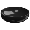 Раковина накладная 45 см GSG Ceramic Design Easy EALAVRO45002, черный глянцевый