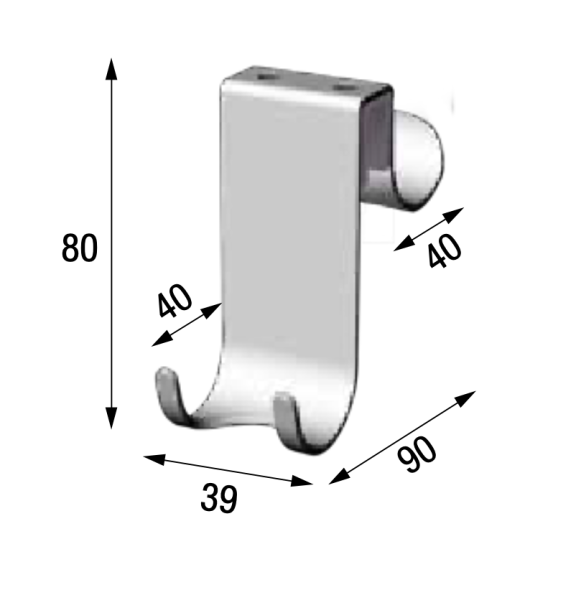 Крючок для стеклоочисителя Novellini R90APPEN0G