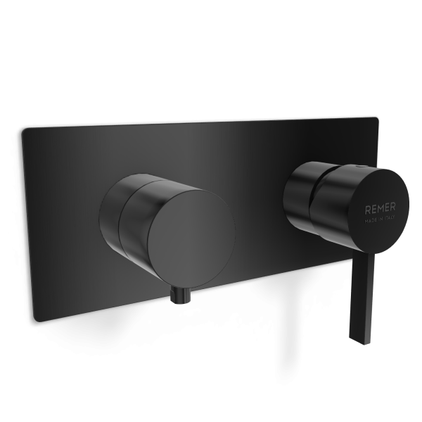 Смеситель для душа Remer Metrica MC92ZWBCFP, черный брашированный хром