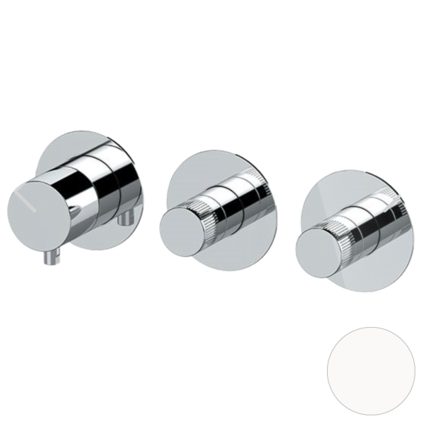 Смеситель для душа Remer X Style N98D2PWBBO, белый матовый