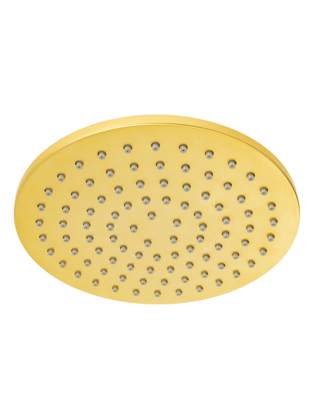 Верхний душ с шарнирным соединением 20 см Mariani B22STB0120, золото брашированное