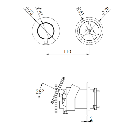Смеситель для душа Remer Chrono CH93ZPWB