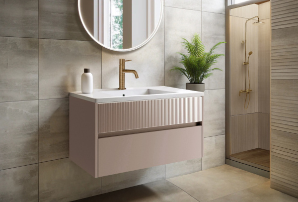 Тумба для раковины 120 см Onsen Niwa 71-BP-120-M15-V15, песочный