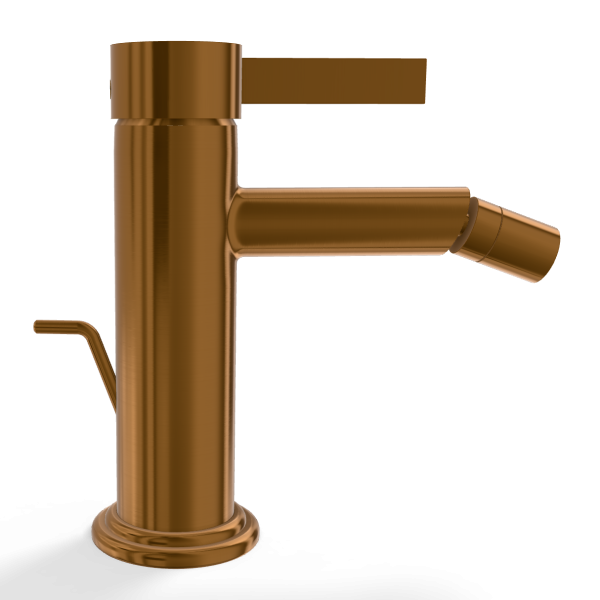 Смеситель для биде Remer Metrica MC20CU, медь брашированная PVD