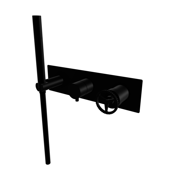 Смеситель для душа Remer Chrono CH97D2WBNO, черный матовый