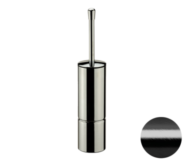 Ершик настенный/напольный Remer RB465CFP, черный брашированный хром