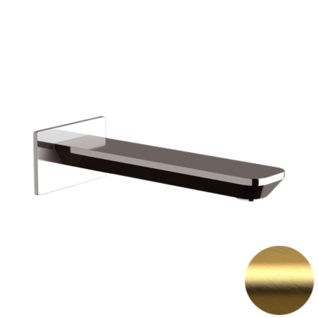 Излив настенный 19 см Daniel Tiara TA4704DP, золото брашированное