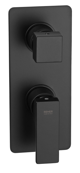 Смеситель для душа Remer Absolute AU93KBNO, чёрный матовый