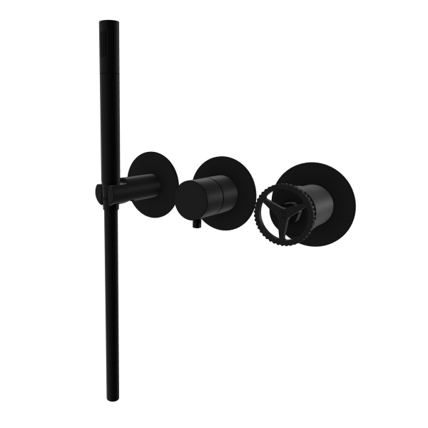 Смеситель для душа Remer Chrono CH97D3PWBNO, черный матовый