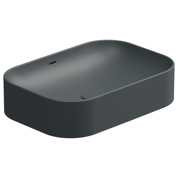 Раковина накладная 60x42 см GSG Ceramic Design Easy EALAVTP60028, Ebano Matt