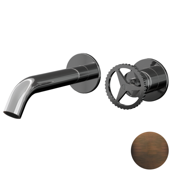 Смеситель для раковины Remer Chrono CH15PWBBR, бронза масляная