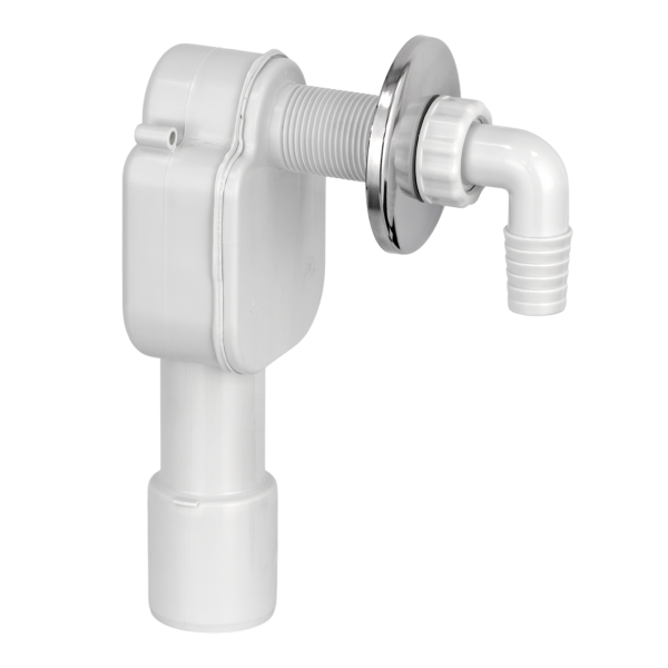 Сифон для подключения стиральной машины 1", PP, OMP Tea 2107.192.8