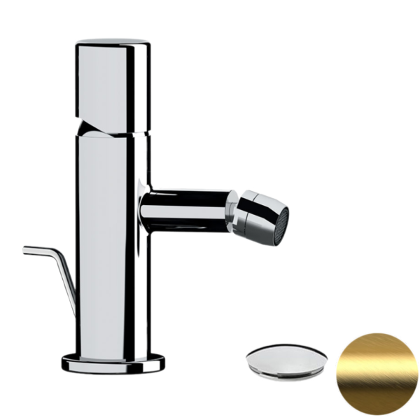 Смеситель для биде Daniel Trilogy TG604DP, золото брашированное