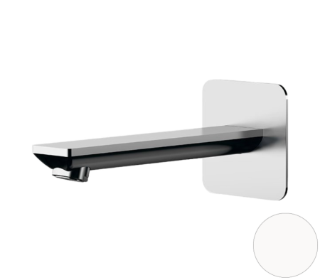 Излив настенный 18 см Remer Energy 91EYBO, белый матовый