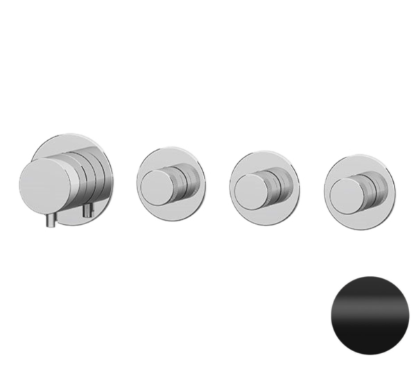 Смеситель для душа Remer X Style N98D3PNO, черный матовый