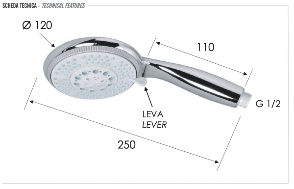 Ручной душ Remer 318F5X