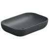 Раковина накладная 60x42 см GSG Ceramic Design Easy EALAVRE60028, Ebano Matt