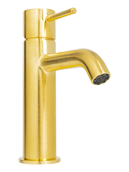 Смеситель для раковины Mariani Next A22380NS12, золото брашированное