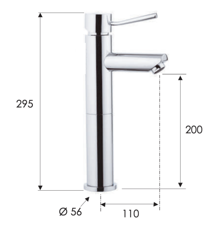 Смеситель для раковины Remer Minimal N11L