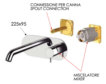Смеситель для раковины Daniel Tokyo TK632KB15, чёрный матовый