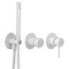 Смеситель для душа Remer X Style X97D3PWBBO, белый матовый
