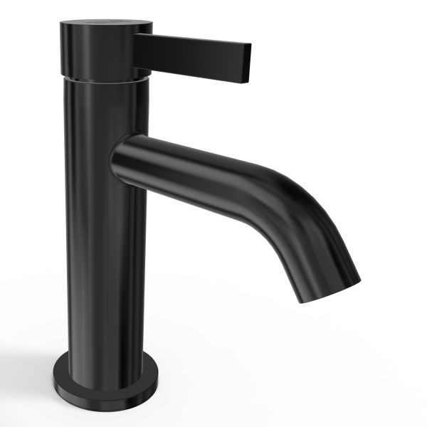 Смеситель для раковины Remer Metrica MC12CFP, черный брашированный хром