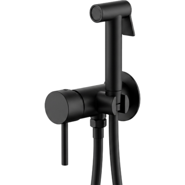 Гигиенический душ со смесителем Remer X Style X65OEWBNO, черный матовый