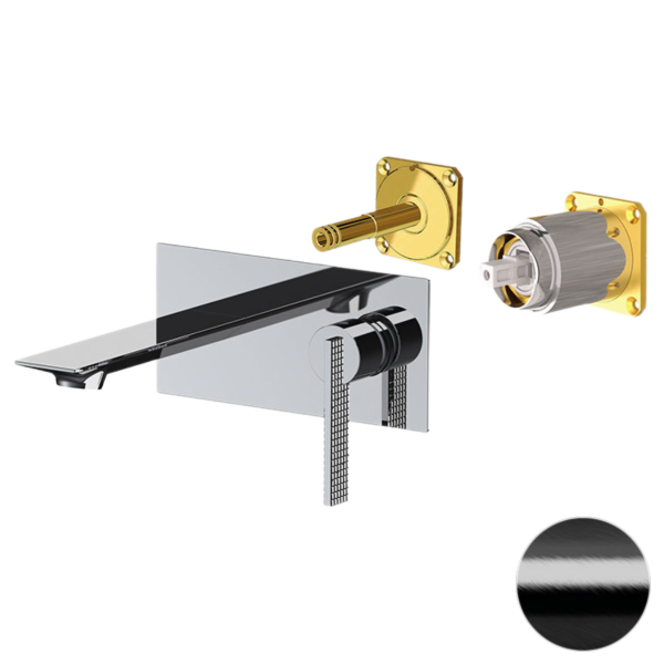 Смеситель для раковины Daniel Club ANC632LKBFZ, черный брашированный хром