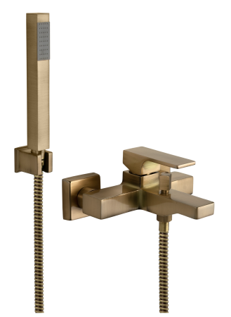 Смеситель для ванны Remer Absolute AU02VO, состаренная латунь